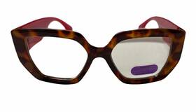090041361 Amomoma Mens Tortoise Print Round Blue Light Filtering Reading Glasses 1.50
