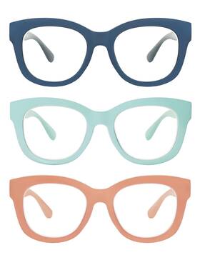 Am6003 Amomoma 3 Pack Retro Oversized Reading 1.50 C7 Blue C8 Brown C9 Green