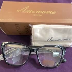 Am6147c1 Amomoma Cat Eye Reading Glasses 3.00 Black Frame Unisex