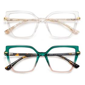 B0bwjhmjpb Amomoma 2-pack Square Blue Light Blocking Reading Glasses For Women