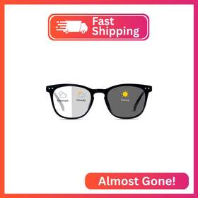 Ls01b Andwood Photochromic Sunglasses For Women Men Uv Protection Blue Light Blocking