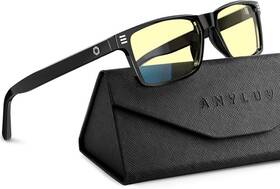 4508 Anyluv Blue Light Glasses Men Woman Gaming Protection 01- Black