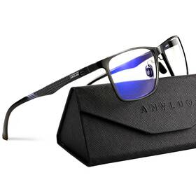 4556 Anyluv Blue Light Glasses Men/women Medium Everyday Protection 01- Black