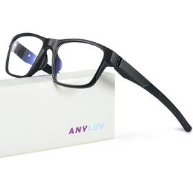 A4506-1 Anyluv Blue Light Blocking Glasses Medium Everyday Protection 01- Black