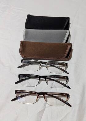 Tpr01 Apollo New - Reading Glasses 2.00 Set Of 3 Pairs Unisex Tpr01 Apollo New - Reading Glasses 2.00 Set Of 3 Pairs Unisex