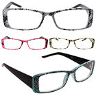 Arkr1998-snake Ark Eyewear Readers Snake Skin Pattern Reading Glasses Print Frame