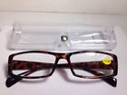 Astr24 Shark Womens Readers Fashion Reading Glasses With Case Brown