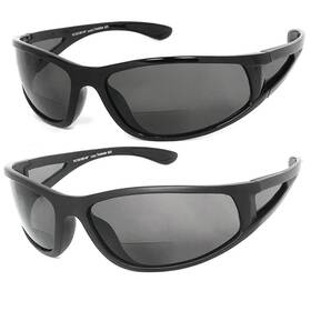 Pc7331bf Atb Pc7331bf/ap 200-2pc 2 Pc Bifocal Vision Reader Reading Glasses Sunglasses Uv Black 2.00 Sun