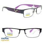 Az204 Generic Readers Classic Womens Purple Pink Reading Glasses Metal Timeless