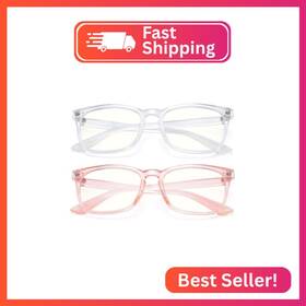Azk023e Azorb 2pack Blue Light Blocking Glasses For Kids Tr90 Unbreakable Computer Scree