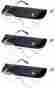 3pk-ercd309-gd B00kywcbl0 Eye-zoom 3pk Gold Frame Classic Readers Spring Hinge Reading Glasses W Pouch