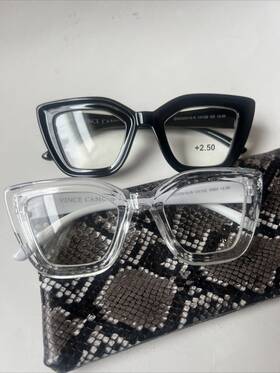 Betsey Johnson 195464201855 New 2 Pairs 2.50 Vince Camuto 5 1/2 Inch Wide Reading Glassesreaders