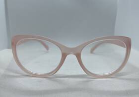2115 Betsey Johnson 2.00 Matte Blush Frame Rounded Cat Eye Readers