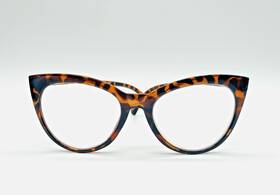 Ms0423 Betsey Johnson Reading Glasses 2.50 Cheetah Large Cat Eye