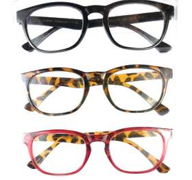 Vmp2009 Betsey Johnson Reading Glasses Fashion 3 Pack 1.50 Multi Color Designer Readers