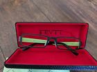 Bevel Lee Rectangular Titanium Beta Glasses Frame Black And Lime