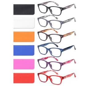 B0cl1zjn2p Bloexclu 6-pack Blue Light Blocking Reading Glasses Spring Hinge Computer Reader