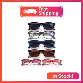 B0d5lcffwp Bloexclu 6 Pack Reading Glasses For Women Men Blue Light Blocking Spring Hinge C