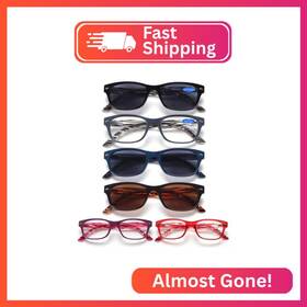 B0d5ljy7tb Bloexclu 6 Pack Reading Glasses For Women Men Blue Light Blocking Spring Hinge C