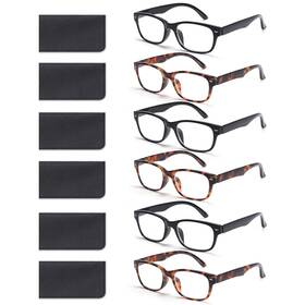 B0f3xf9q45 Bloexclu 6-pack Blue Light Blocking Reading Glasses For Men And Women 2.25