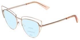 Blue 324976261007 Book Club 100 Beers Solitude Women Multi-focus Light Glasses Rose Gold 55mm