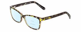 Blue 810025637279 Prive Revaux Julie Cateye Multi-focus Light Glasses Olive Green Marble 50mm
