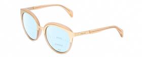 Spl499 Blue 883663990884 Police Women Cateye Multi-focus Light Glasses Pink Crystal/gold 53mm