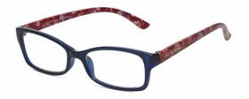 Blue 888989232496 Isaac Mizrahi Womens Multi-focus Light Glasses Crystal Navy Floral Red 51mm