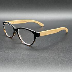 5613-032724-22 Blue Planet Eco Lucia 2.00 Reading Glasses Tort Wooden Temples Flex Used