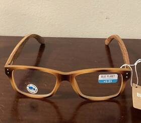 Bp20507125 Blue Planet Light Reading Eye Glasses 1.25 Eco Friendly Woodland Nwt