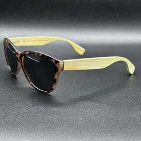 4315-121223-22 Blue Planet Eyewear Island Bp20453 1.25 Sun Readers Tort With Wood Temples Flex Used