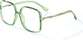Brand Cheosa 030391833741 Oversized Square Blue Light Blocking Glasses - Ultralight Fashion Nerd