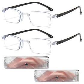 Allen-4 Branded 754022051730 2pcs Auto Focus Glasses Self Adjusting Intelligent Dual Smart Reading Gla