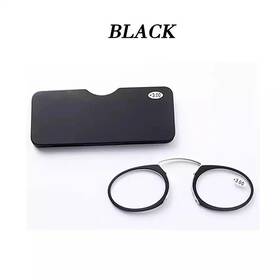 My014 Branded May Flower Mini Nose Clip Reading Glasses Portable Pince-nez 1 With Case