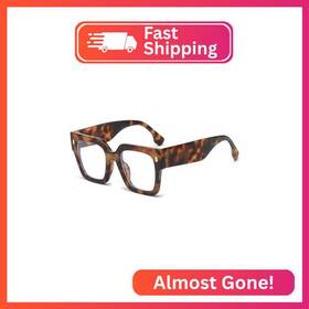 B40c Breaksun Fashion Oversized Blue Light Blocking Glasses For Women Men Trendy Big