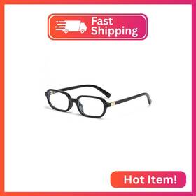 B70b Breaksun Retro Rectangle Glasses For Women Men Small Square Blue Light Blocking