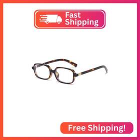 B70g Breaksun Retro Rectangle Glasses For Women Men Small Square Blue Light Blocking