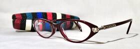 A20245-135 Brighton Bronte Reader Eyewear Eyeglass Burgundy Plastic Frame 1.0