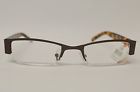 60022-100704-brg Brown Glasses 1.75 Borghese Rimless Reading Bottom