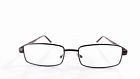 Lo0413 Brown Rectangular Chop Grant Axton Foster 3.00 Glasses Reading