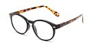 C-580-6-6 Readers The Actor Bifocal Black And Tortoise Round Stylish Mens
