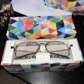 Caddis 810071087370 Nib Matte Gold Mabuhay Readers 2.50 Charcoal Lens