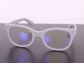 Caddis 885798583269 Eye Appliances Bixby Gray Reading Glasses -1.00 With Frq Blue Filtering