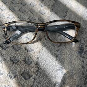 1.75-brw-blk-r445s Calabria R445s Vintage Inspired Reading Glasses In Retro Faux Wood 5.00