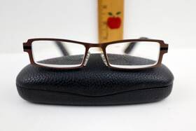 6.00-copper-822 Calabria 822 Techno Optical Metal Reading Glasses With Hard Case Copper 6x / 6.00