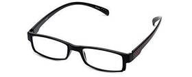 Calabria 795780056964 762 51 Mm Neck Hanging Reading Glasses&matching Case Gloss Black 3.25