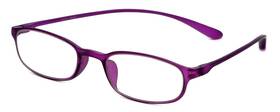 Calabria 795780181451 718 Flexie Oval Reading Glasses 4.50 Violet Men/women Bendable Single Power