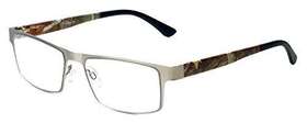 5961 Calabria 795780318710 Metal Spring Camouflage 53mm Designer Reading Glasses Silver 1.25