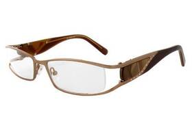 Calabria 795780366049 823 Techno Optical Metal Reading Glasses With Hard Case In Bronze 1.25