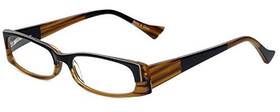 Calabria 795780510350 851 Designer Reading Glasses 3.50 Honey Brown Pearl Womens Trendy Fas